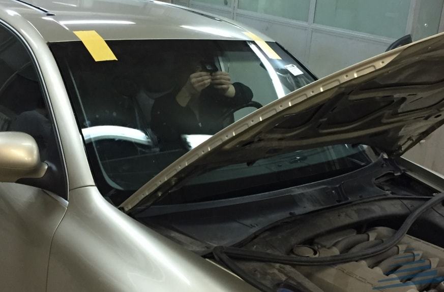 фото заменить разбитое лобовое стекло