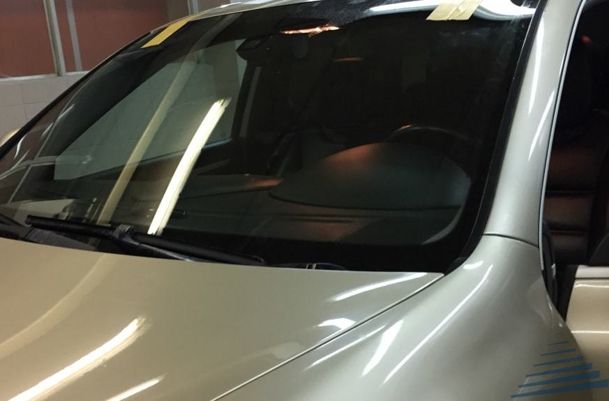 фото результат замены лобового стекла в автосервисе
